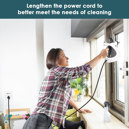 Portable Multi-Purpose Steam Cleaner with 12 Attachments