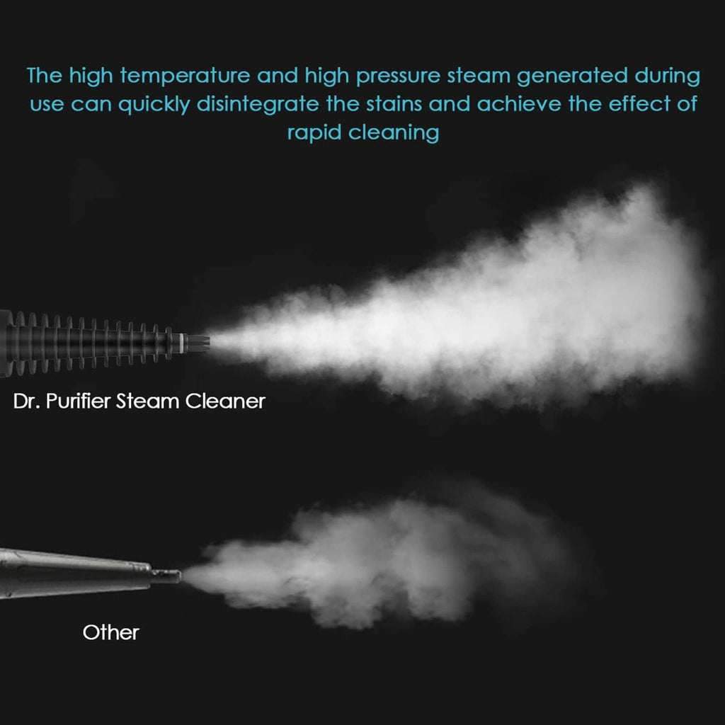 Portable Multi-Purpose Steam Cleaner with 12 Attachments